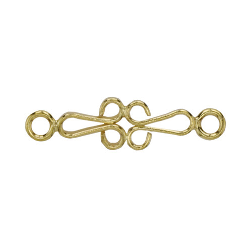 Коннекторы Beadalon арт.321, Золотистые, уп. 6 штук - 
