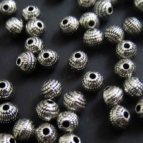 IWTS0698 бусина 5.5x5.5, тибетское серебро - beads.kz
