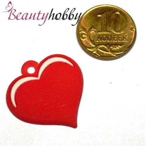 Лум подвеска СЕРДЕЧКО резиновая. - beautyhobby.ru