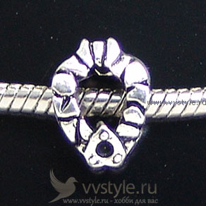 Бусина Pandora Клетка №11, цвета серебра античного 1шт. - vvstyle.ru
